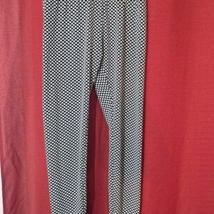 Black and White Geometric Leggings